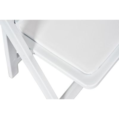 Image two of Children's White Resin Folding Chair